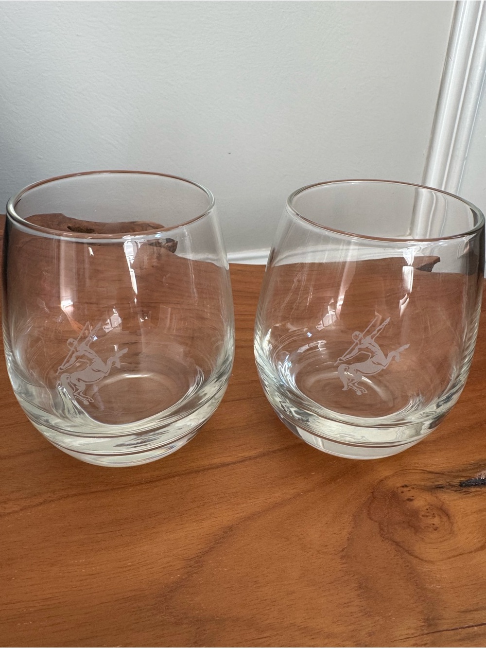 Remy Martin Logo Limited Edition Lowball Rock Glasses Set of 2